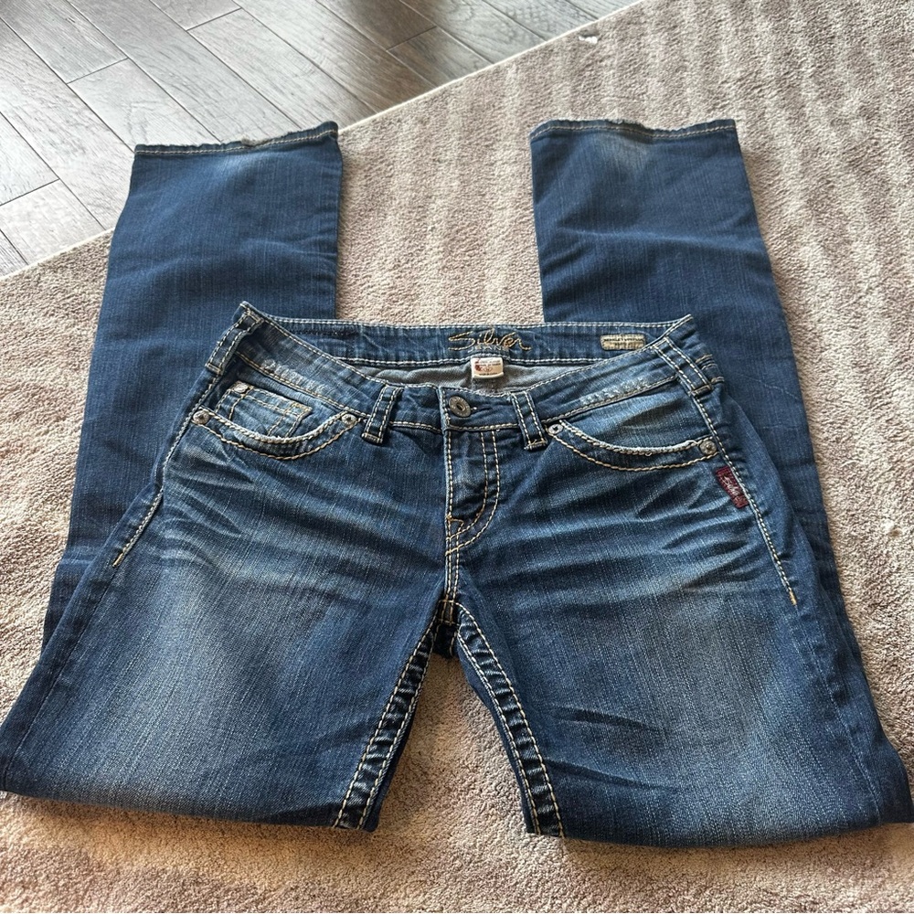 Silver Jeans Berkley Surplus Boot Cut Cotton Jeans